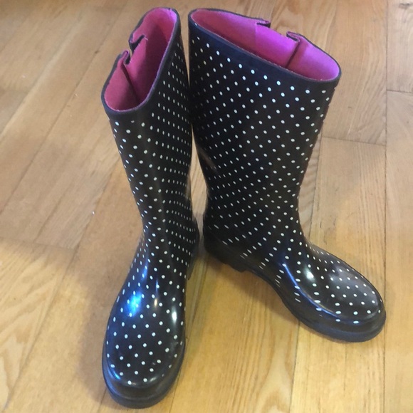 Polka Dot rain boots - Picture 1 of 4